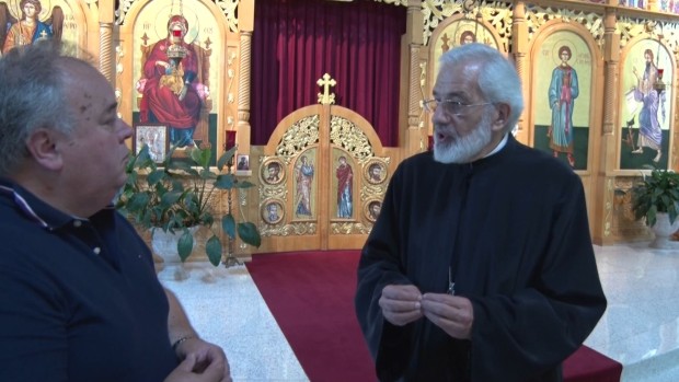 Oтац Милош Весин и Александар Жигић