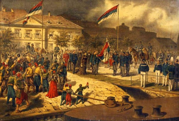 Кнез Милан Обреновић полази у рат, 1876. година