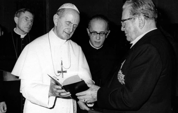 Папа Павле ВИ и Јосип Броз Тито у Ватикану 29. марта 1971.