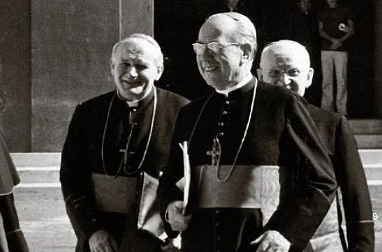 Кардинали Карол Војтила и Франц Кениг