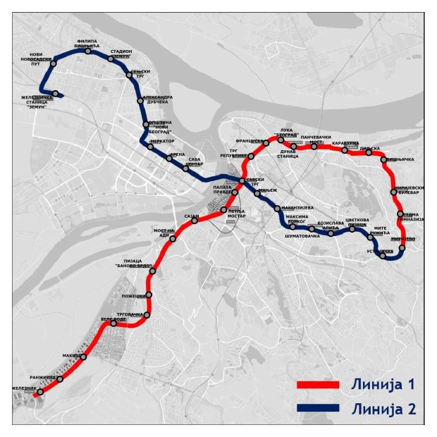 Linije beogradskog metroa