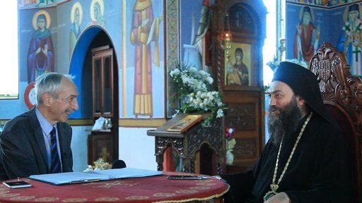 Dragan Caran i arhimandrit Metodije Dragan Caran i arhimandrit Metodije