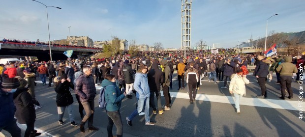 Blokada auto-puta kod Centra Blokada auto-puta kod Centra