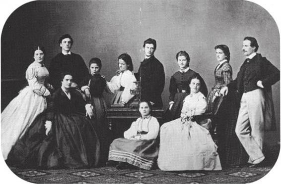 Витгенштајнови 1860. Карл (лево) и Лудвиг-Луј у средини