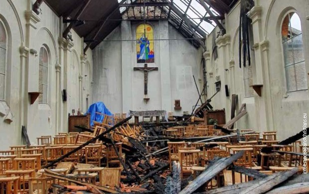 Црква Светог Павла у Корбеј Есону, Француска, јула 2020.