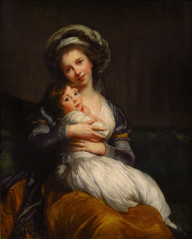 Autoportret Elizabet-Viže Lebran sa svojom ćerkom Julijom (1876)