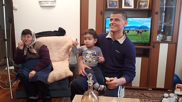 Светозар Дикић са сином