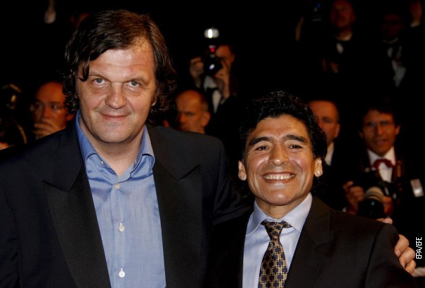 Емир Кустурица и Дијего Марадона у Кану 2008.