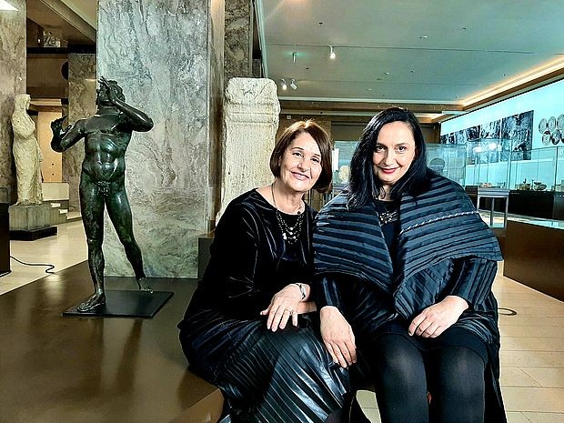 Ирена и Оливера на снимању емисије