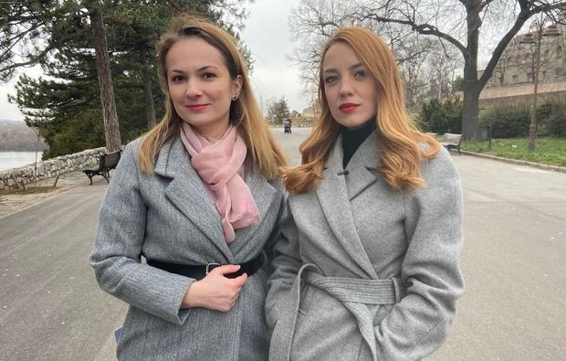 Јелена Митровић и Аница Телесковић