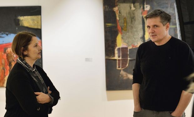 Оливера Милошевић и Небојша Дугалић на снимању