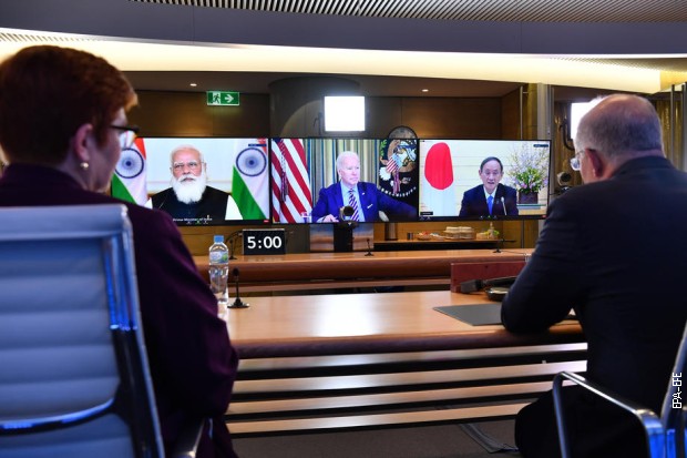 Kvadrilateralni sastanak Australije, Indije, Japana i SAD, 12. marta 2022.