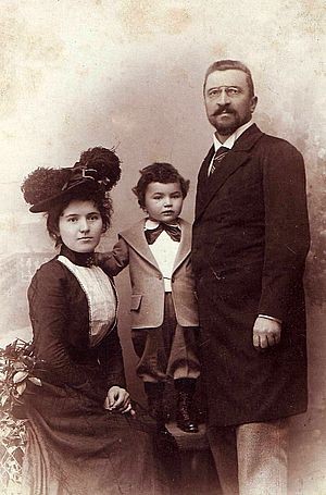 Породица Мокрањац на Врбицу, 1902. год