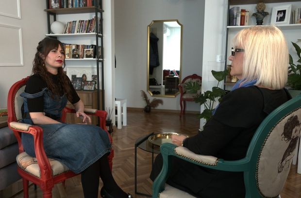 Катарина Марковић и Мира Адања Полак