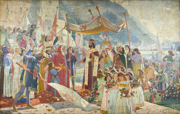 Марко Мурат: Долазак цара Душана у Дубровник (1900)