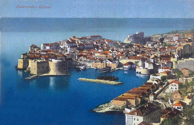 Дубровник на разгледници из 1912.