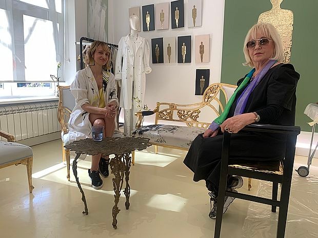 Милена Зеву и Мира Адања Полак