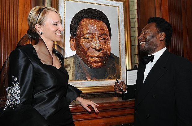 Милена Зеву и Пеле