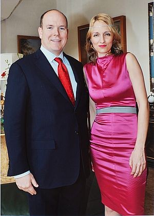 Принц Алберт од Монака и Милена Зеву