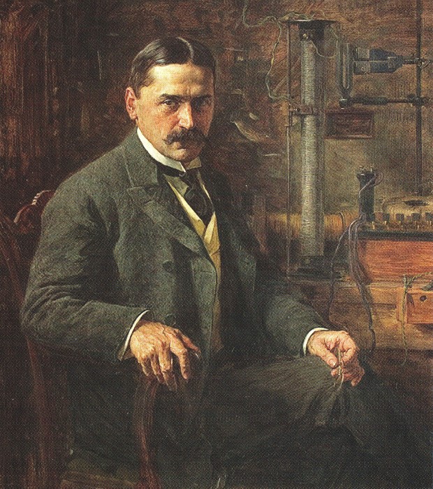 Mihajlo Pupin - portret Paje Jovanovića 1903. godine u Americi