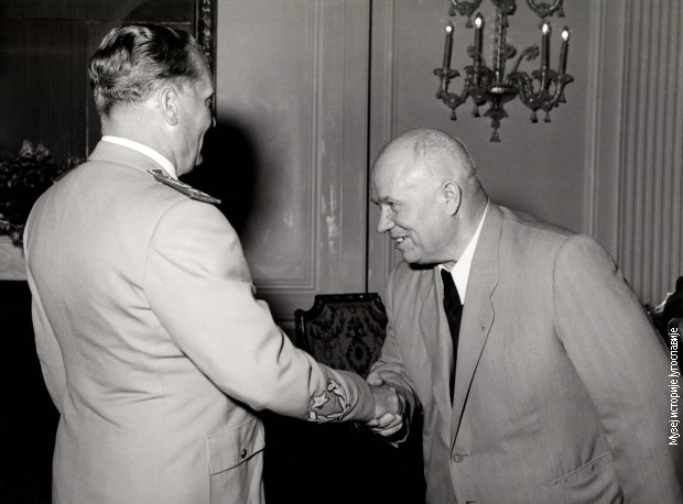 Tito i Hruščov u Beogradu 1955.