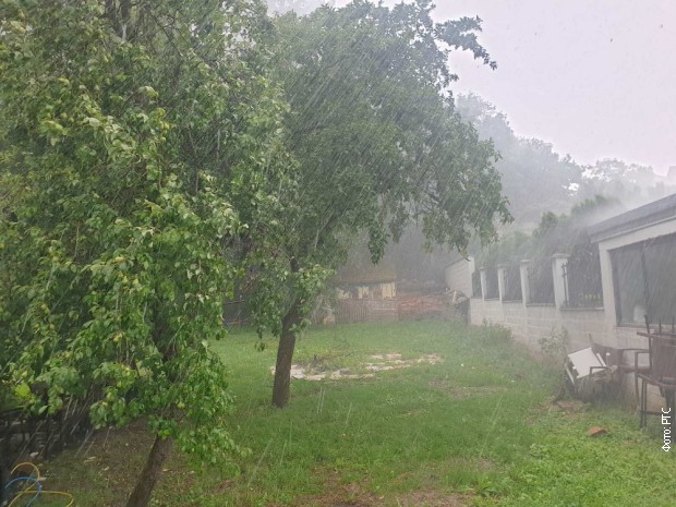 Kratkotrajan pljusak u užičkom kraju