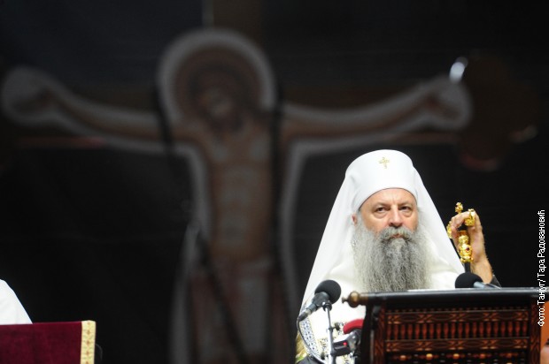 Patrijarh Porfirije obratio se građanima nakon molebana Patrijarh Porfirije obratio se građanima nakon molebana