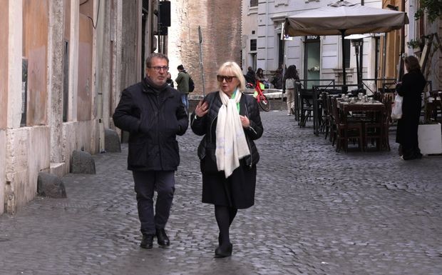 Vinćenco Kontičelo i Mira Adanja-Polak u Rimu 2022. Vinćenco Kontičelo i Mira Adanja-Polak u Rimu 2022.