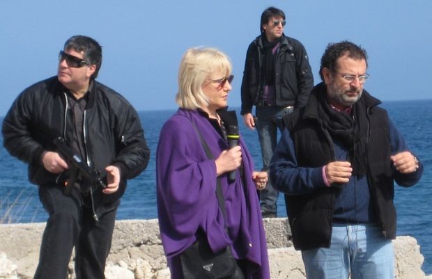Mira Adanja-Polak i Vinćenco Kontičelo na Siciliji 2008. 