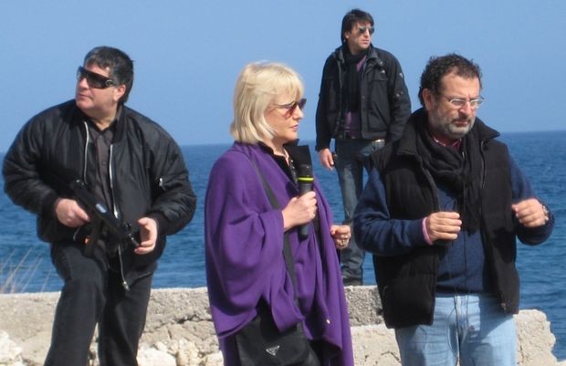 Mira Adanja-Polak i Vinćenco Kontičelo na Siciliji 2008. Mira Adanja-Polak i Vinćenco Kontičelo na Siciliji 2008.