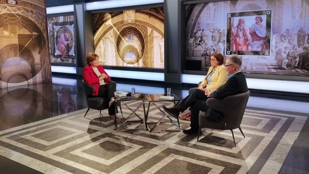 Сања Милић, др Весна Тријић и Војислав Карановић