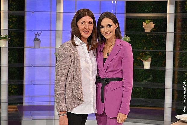 Ауторка са редитељком емисије Тањом Симић