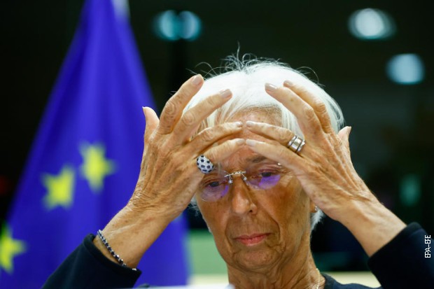 Predsednica Evropske centralne banke Kristin Lagard