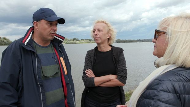 Душан Војводић, Милина Тришић и Мира Адања Полак