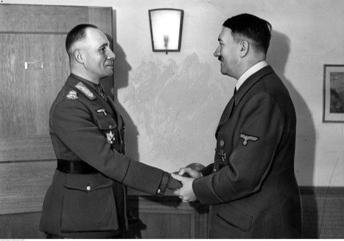Ервин Ромел и Адолф Хитлер 21. марта 1942.