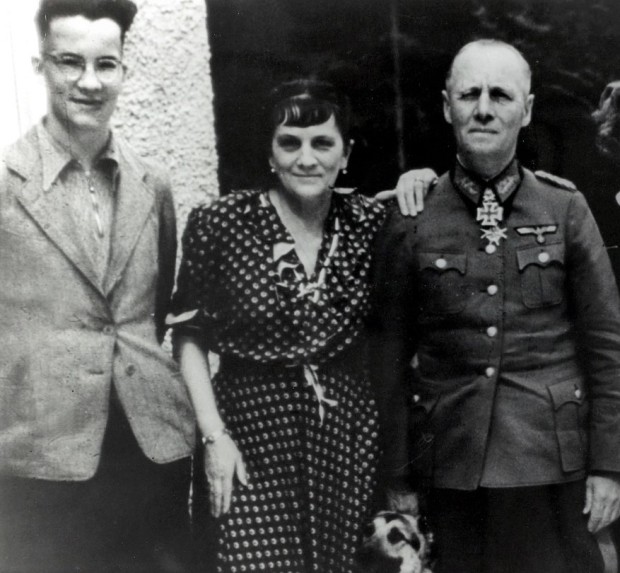 Манфред, Луси и Ервин Ромел 1944.