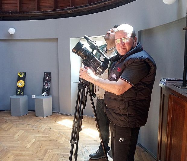 Редитељ Бојан Воркапић и сниматељ Димитрије Хаџи Николић