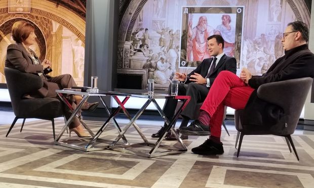 Сања Милић, др Бранко Вранеш и Игор Маројевић