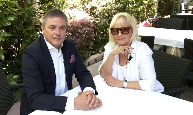 Драган Стојковић-Пикси и Мира Адања Полак