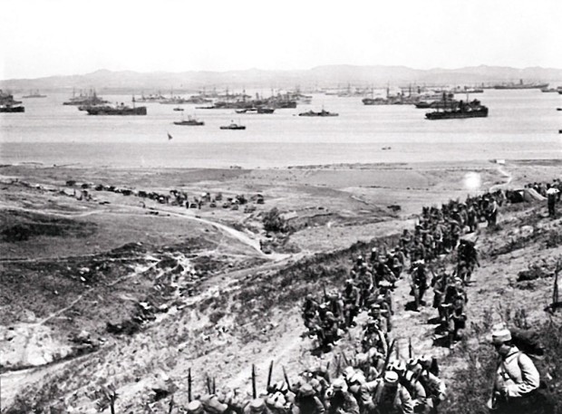 Искрцавање француских војника на Лемносу
