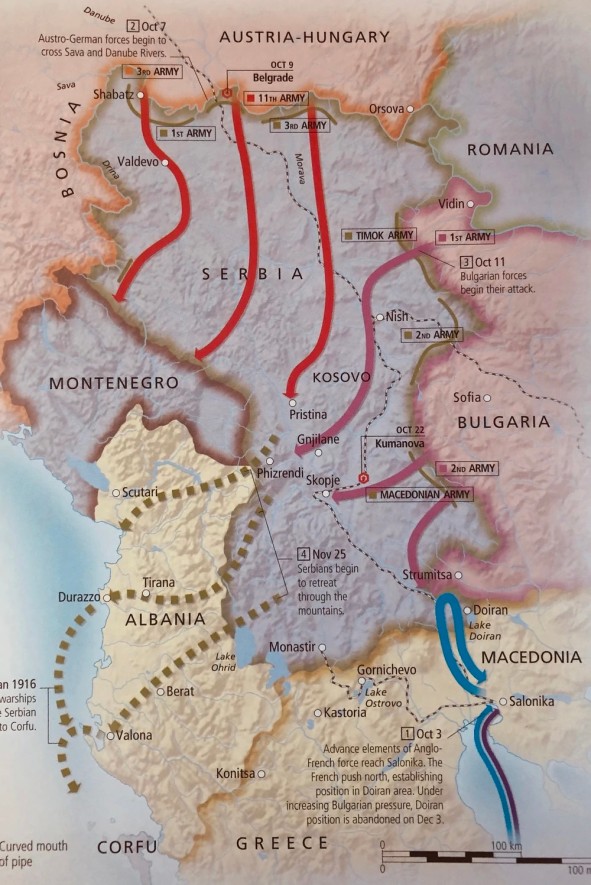Повлачење српске војске 1915.