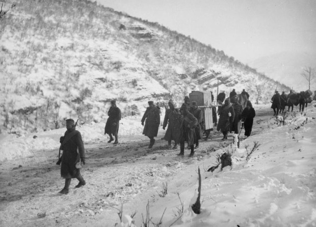 Повлачење српске војске, новембар 1915.