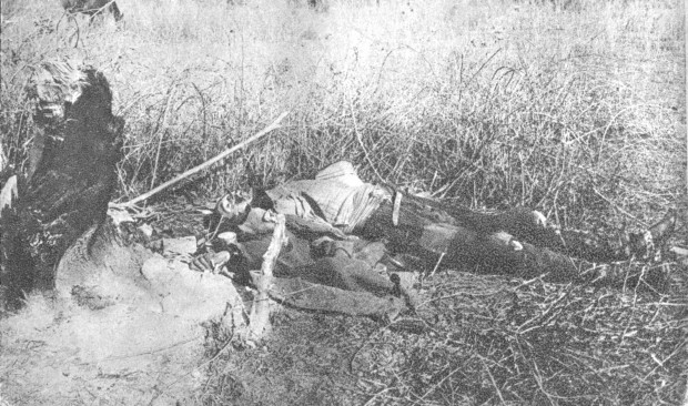 Српски војник преминуо од глади и исцрпљености пред Драчем (фотографија Риста Шуковића)