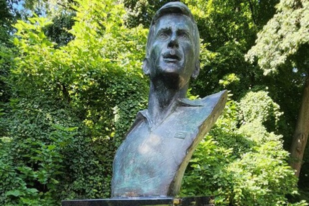 Биста Новака Ђоковића у Српској културној башти у Кливленду