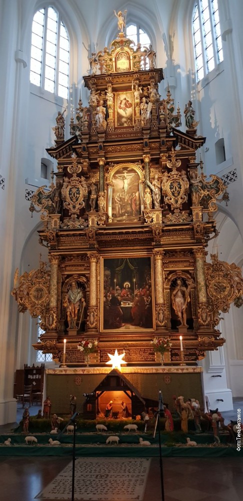 Božićne jasle u crkvi svetog Petra