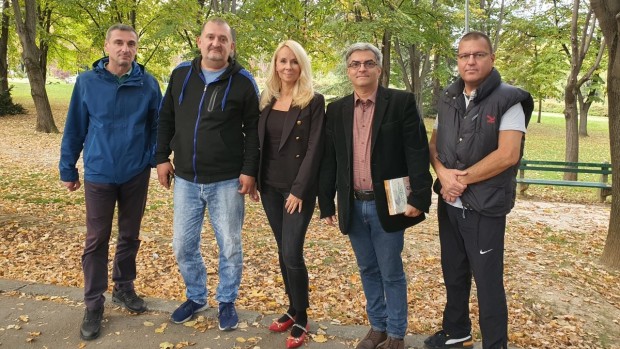 На снимању емисије, Милан Радин са екипом РТС-а