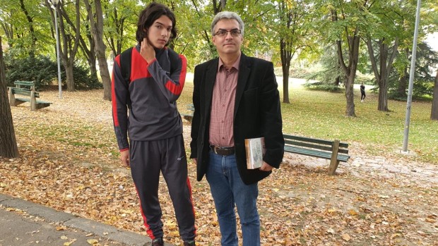 Милан са сином