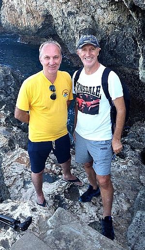 Аутор са сниматељем Зораном Шкрбићем