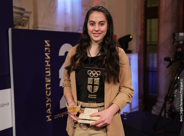 Najbolji mladi sportista Adrijana Vilagoš