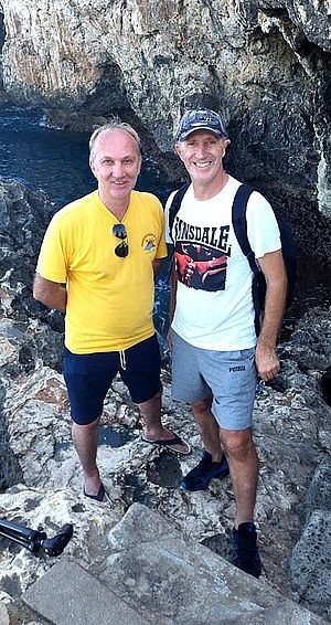 Аутор са сниматељем Зораном Шкрбићем